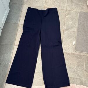 LOFT Dark Blue Wide-Leg Women's Pants